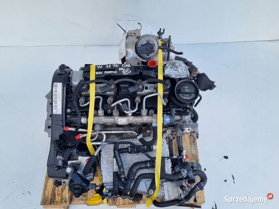 SILNIK VW Golf VII 16 TDI 105 ładnie pracuje 165 Silniki kompletne lubelskie Chełm