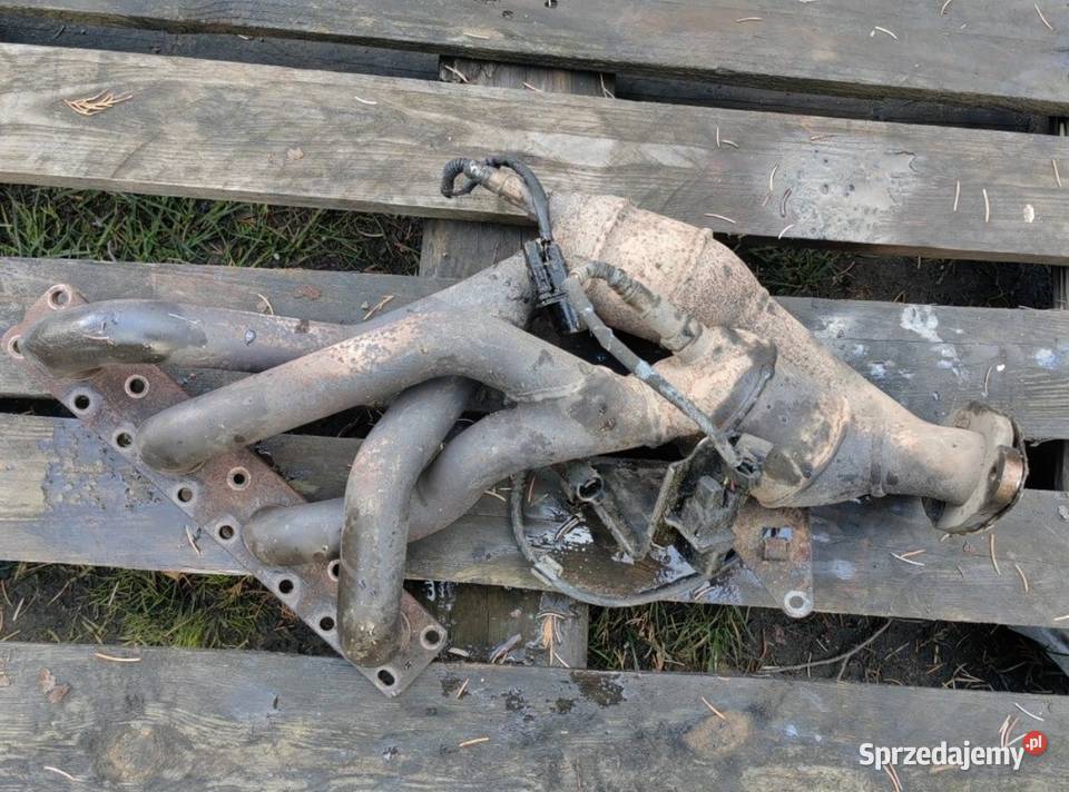 Kolektor wydechowy katalizator BMW E46 n42b20 Motoryzacja Żory