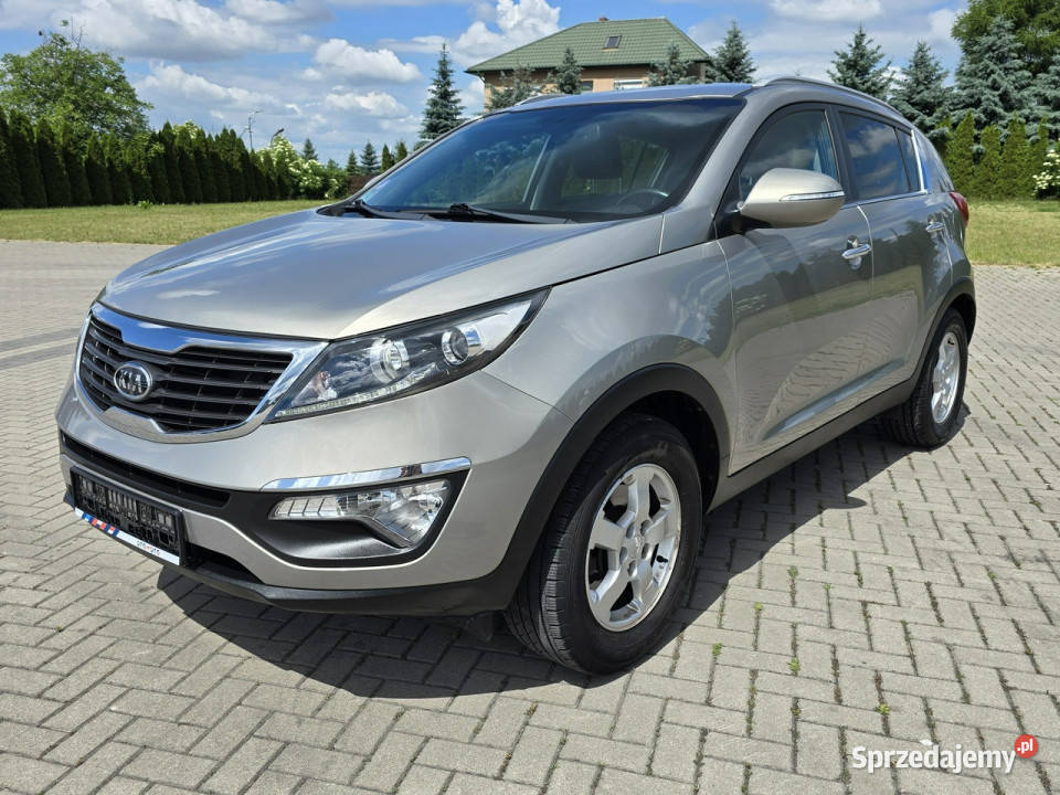 Kia Sportage 16Benz SerwisLedyAlufelgiKlimatr 2 lakier metallic łódzkie Kutno
