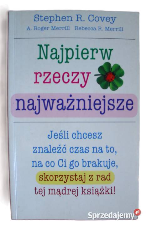Najpierw rzeczy najważniejsze Roger i Rebecca R sprzedam