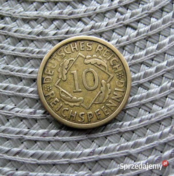 Niemcy Weimar 10 Reichspfennig 1926r A