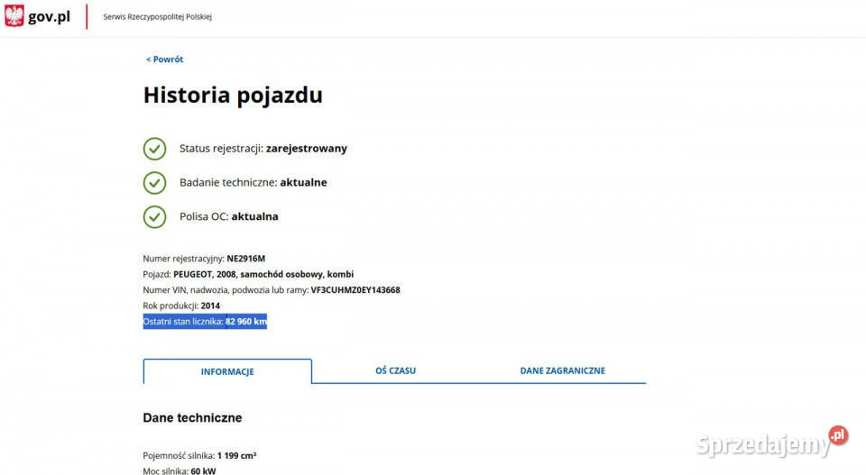 Peugeot 2008 Benzyna Zarejestrowany Ubezpieczony elektryczne lusterka Elbląg