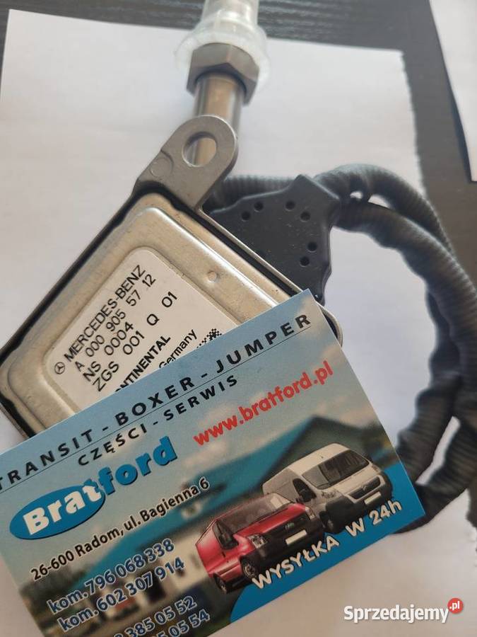 Czujnik Nox Mercedes A0009055712 NOWY ORGINALNY osobowe mazowieckie