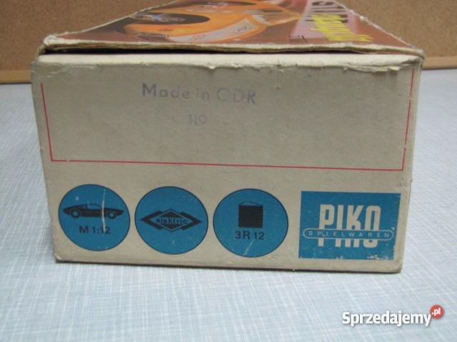 Samochód na kabel mangusta PIKO made in GDR z pr Katowice