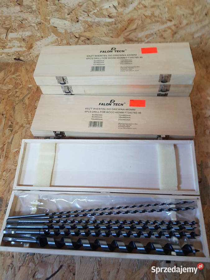 WIERTŁA DO DREWNA 6EL WIERTŁO 625mm 460mm sprzedam