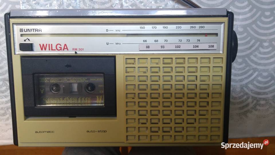 Radiomagnetofon Wilga Unitra remoncie PRL Łódź