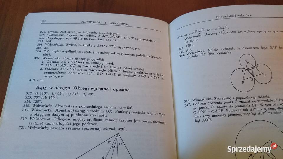 Geometria zbiór zadań klasy I 1 Marcin Karpiński Rok wydania 1993 Gdańsk