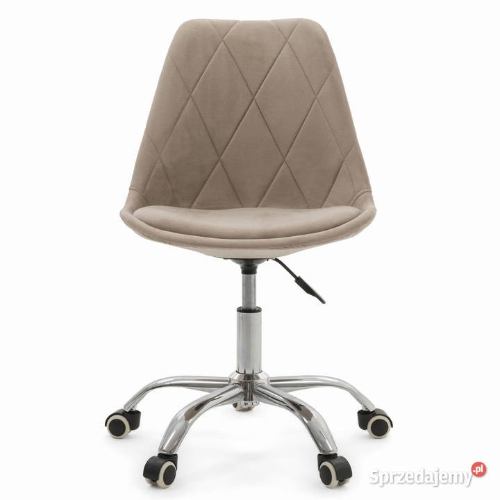 Ciemnobeżowe Obrotowe Krzesło Dublin wysyłka 24H 58cm Tarchały Małe