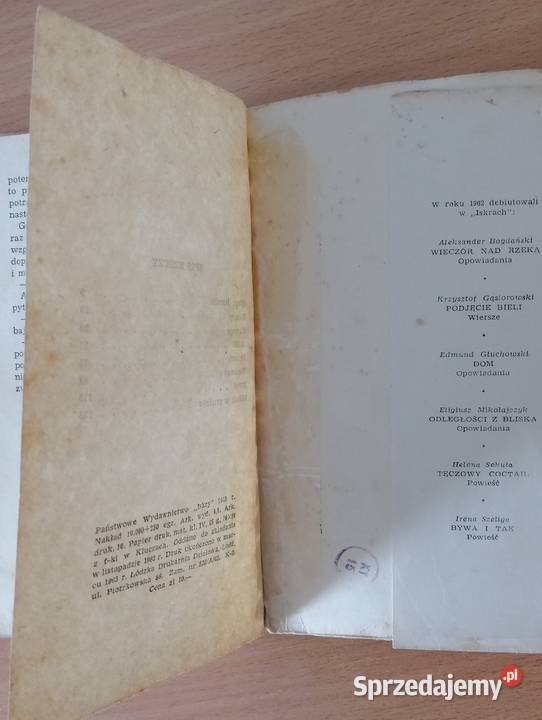 KSIĄŻKA Miłość w grudniu A Szypulski tomik Złotniki