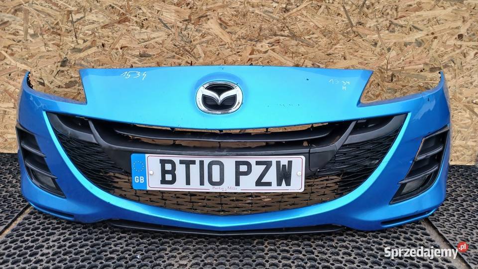 MAZDA 3 BL ZDERZAK PRZÓD 38J HALOGEN Zbierkowo