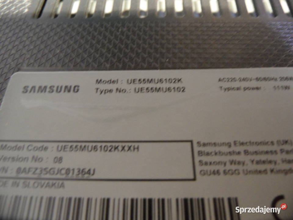 plyta glowna telewizora samsung UE55MU6102K Kielce