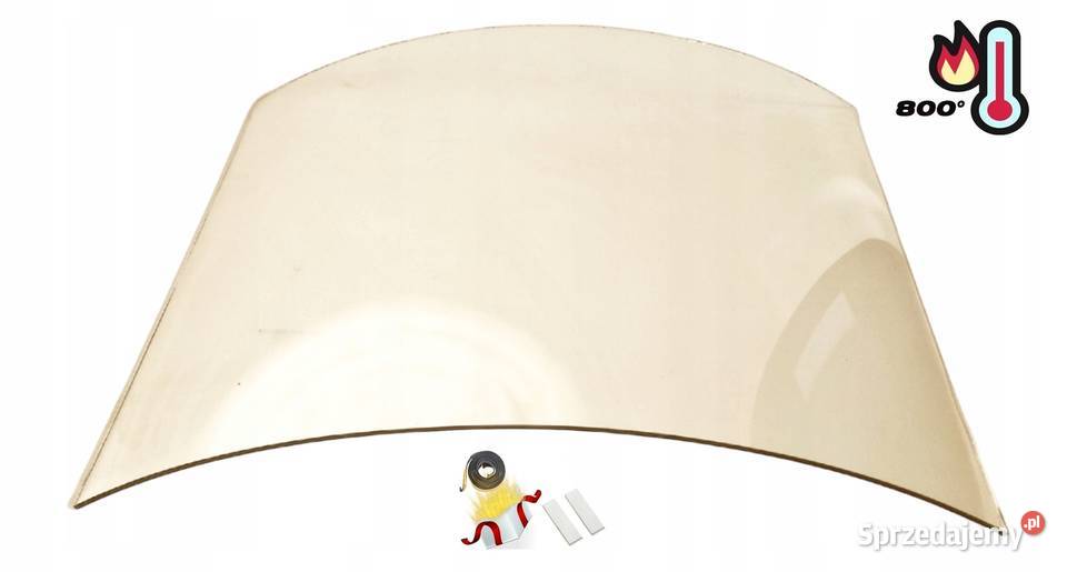 Szkło kominkowe koza PICARD szyba gięta panorama