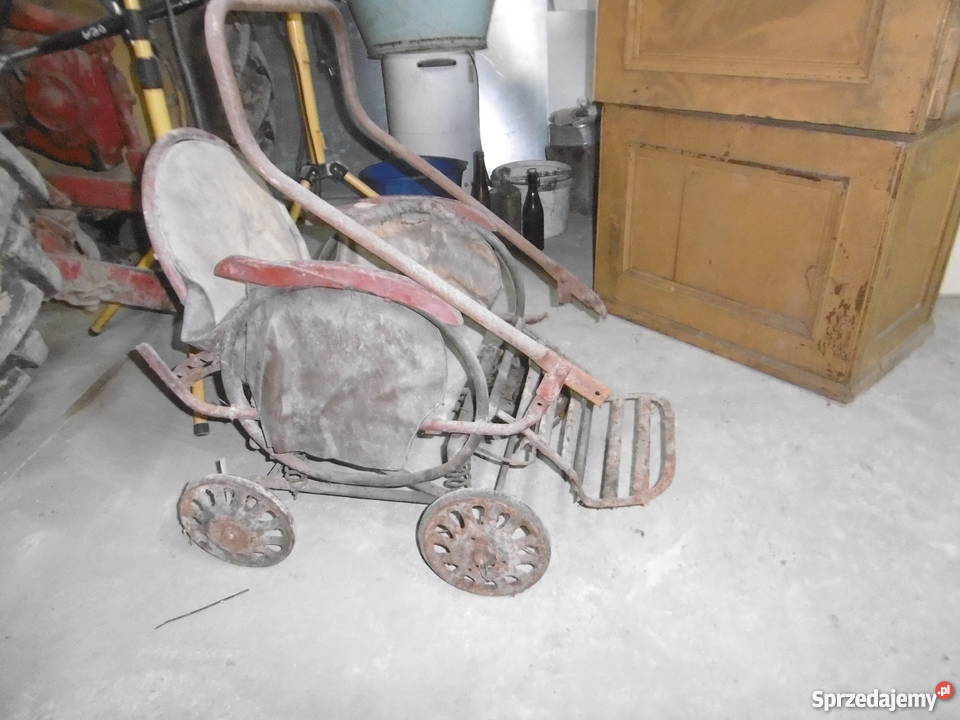 podpory balkonowe zabytkowe wózek dziecka komoda Moszczenica
