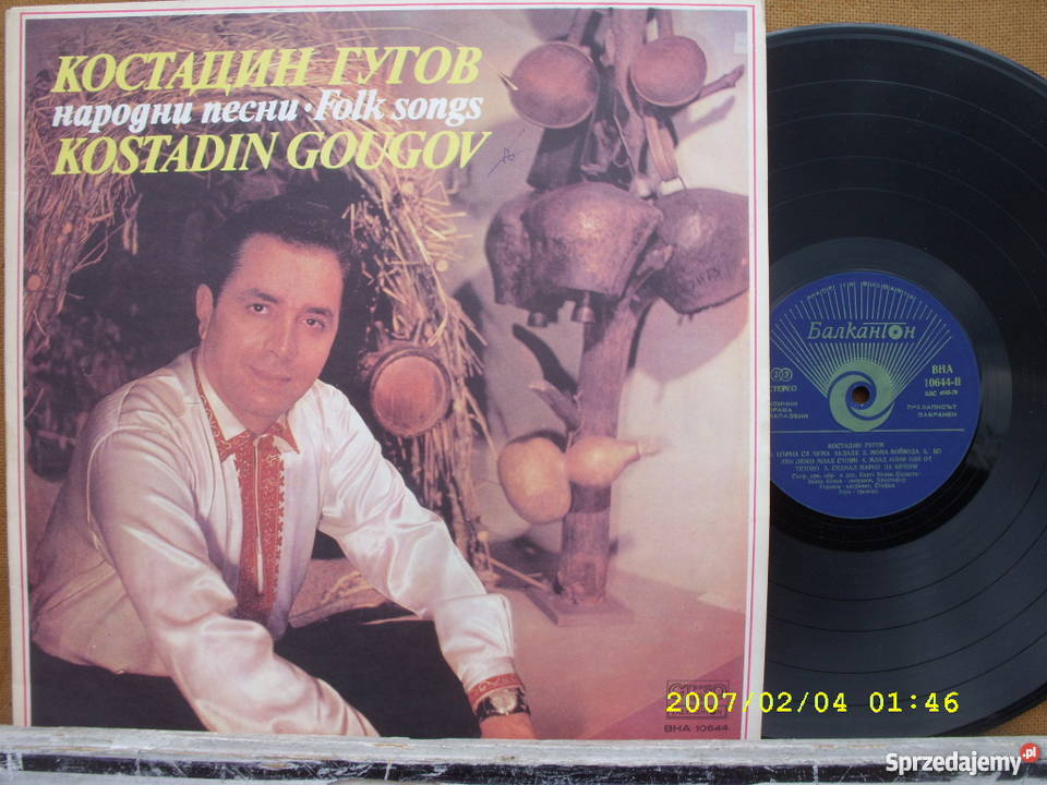 Pop LP KONSTADIN GOUGOV płyta winylowa Wołów