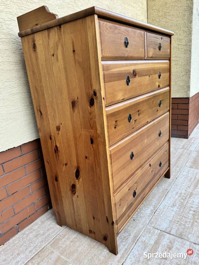 Komoda wysoka z szufladami Leksvik Ikea Garwolin