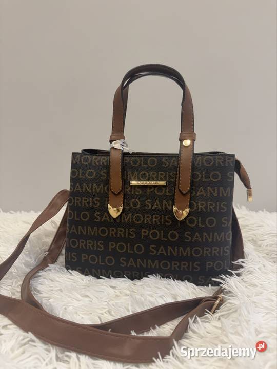 Torebka damska SANMORRIS brązowa elegancka nowa Tarnowskie Góry
