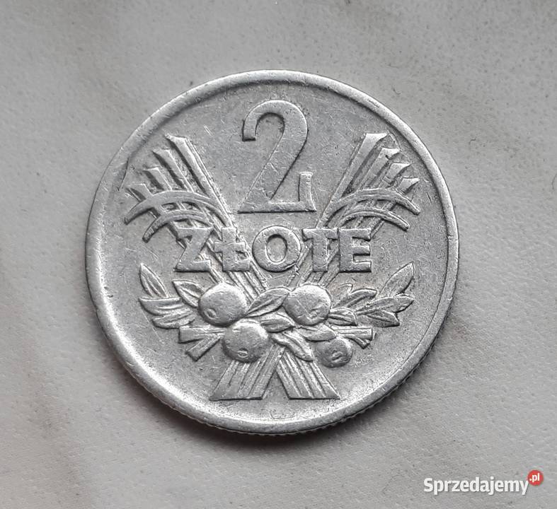 341 POLSKA 2 Złote 1974 r Jagody 341 Łask