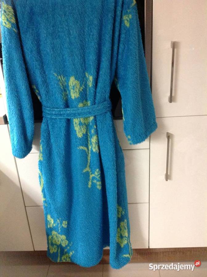 Szlafrok damski M niebieski turkus sprzedam
