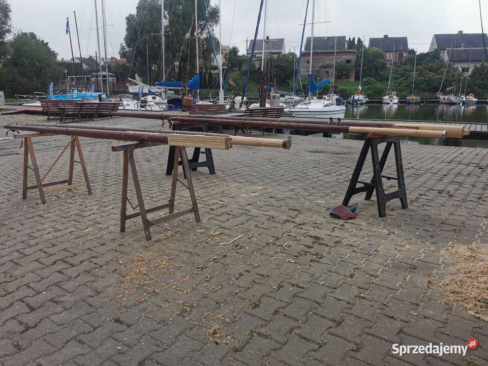 Szkutnik Dezeta Maszt drewniany Gafel bom Wyszogród sprzedam