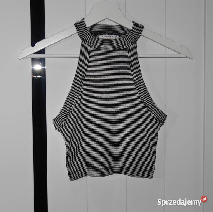 Pull Bear dopasowana krótka bluzeczka 36 bez rękawa dolnośląskie Wrocław sprzedam