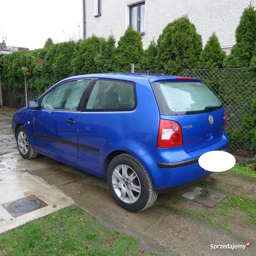 vw polo 12 niebieski metalic szyberdach Baniocha