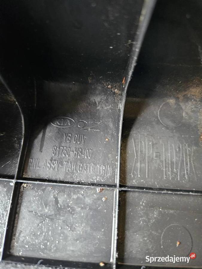 TAPICERKA KLAPY OSŁONA KIA STONIC OE 81750H8400 Pozostałe Warszawa