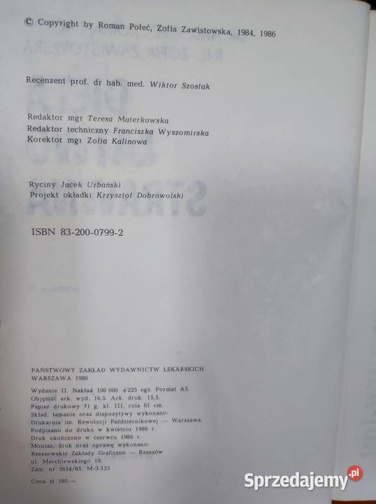 Dieta łatwostrawna Roman Połeć Zofia Zawistowska Kielce sprzedam