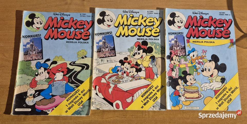Disney komiksy Myszka Miki i Kaczor Donald 6 Racibórz
