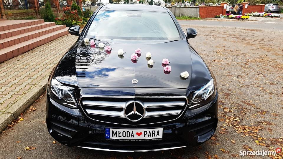 MERCEDES Czarna Limuzyna AMG do ślubu Wynajem Kalisz