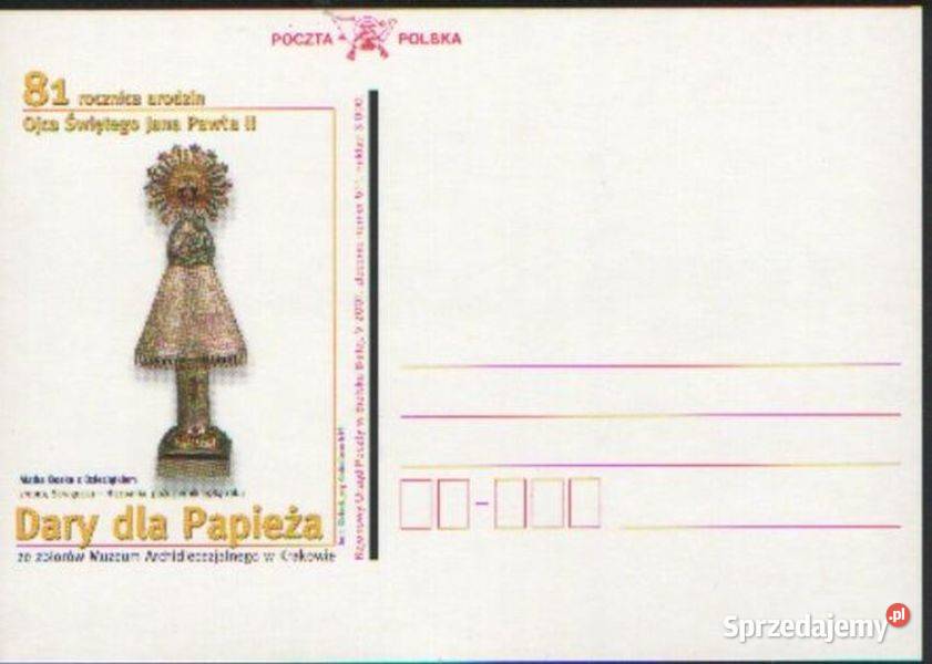 K okol temat Papież 2001 4 poz Gliwice