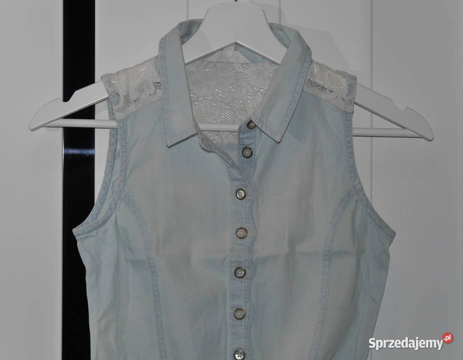 Candy Couture bluzeczka koronka wiązanie 140 146 Rozmiar 140 dolnośląskie Wrocław
