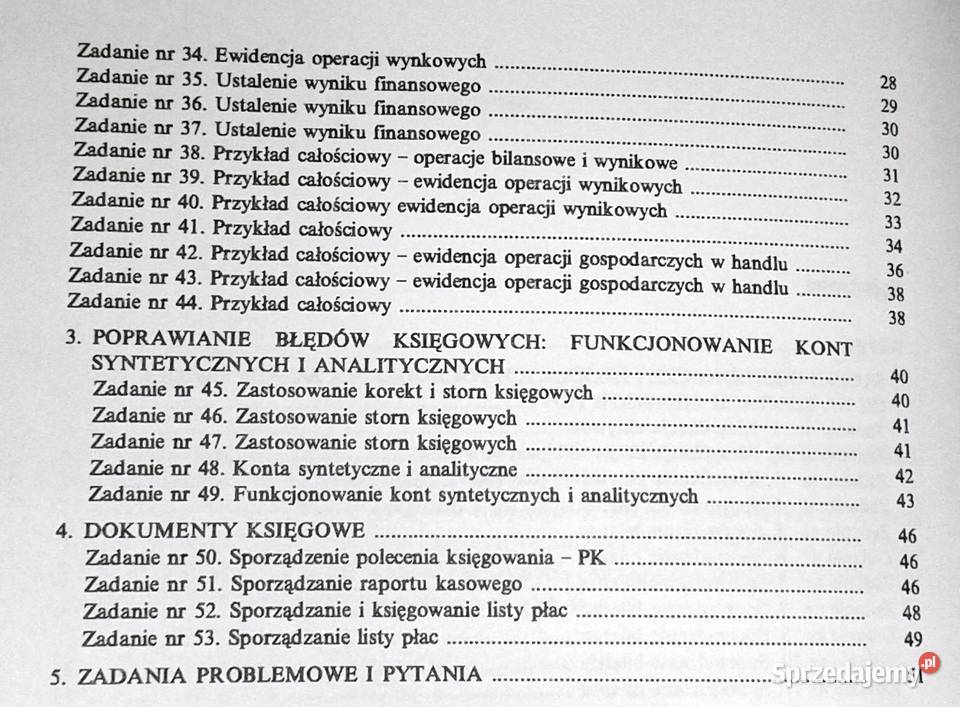 Zbiór zadań z zasad rachunkowości Henryk Fabiś Chełm