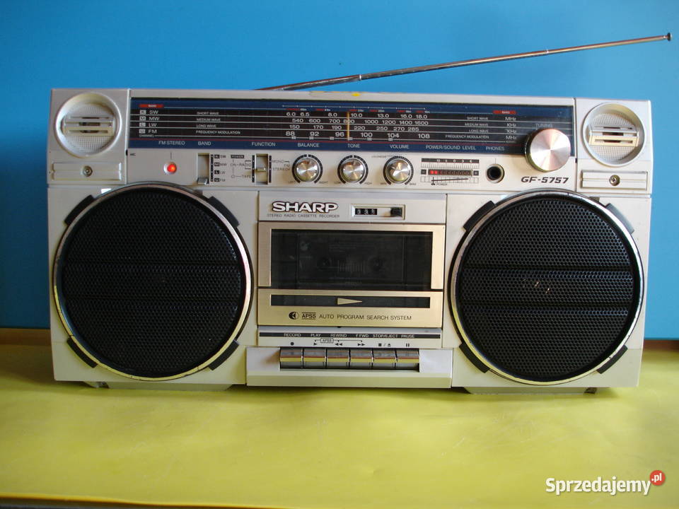 Radiomagnetofon SHARP GF5757H Zielona Góra