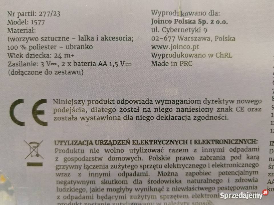 NAJTANIEJ Lalka Bobas Interaktywny z Nocniczkiem Zabrze