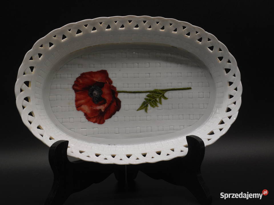 Ażurowa Patera Koszyk Porcelanowy ROMANTIC Raszków