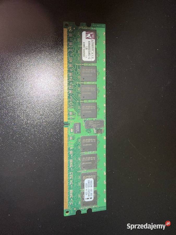 KVR400D2S4R31G Kingston 1GB PC23200R Server DDR2 Pruszków