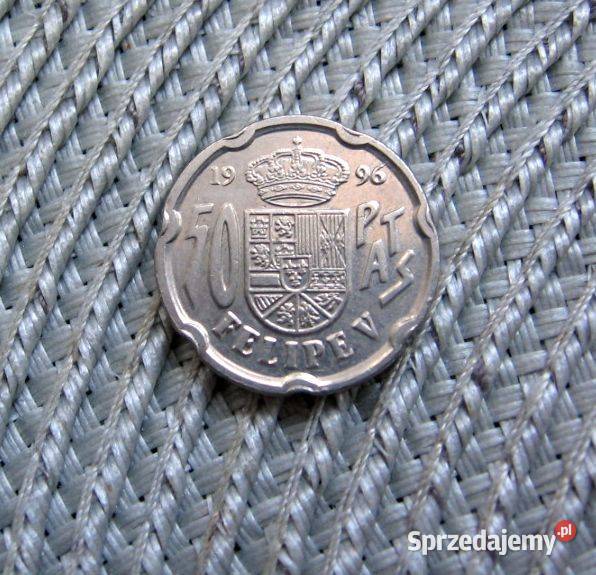 Hiszpania 50 Peset 1996r Filip V