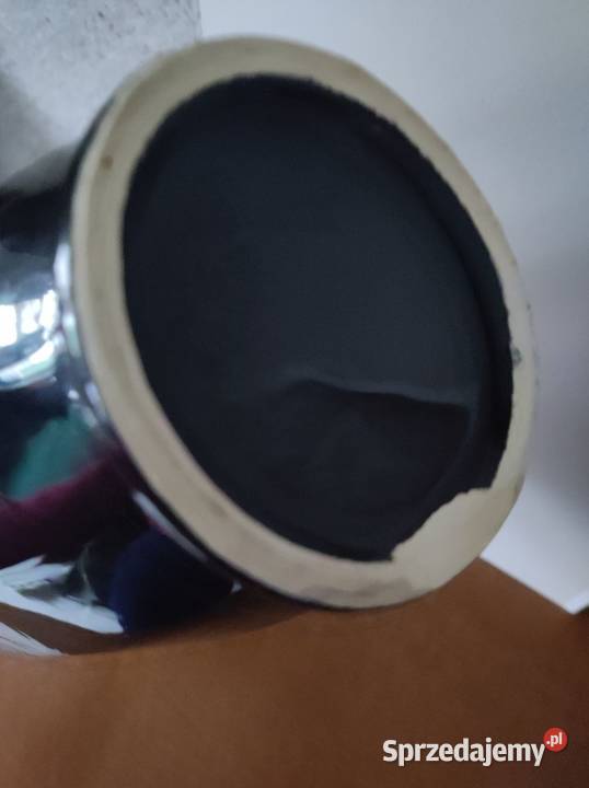 amfora wazon flakon ceramiczny z bażantem rajski Wazony świętokrzyskie Kielce