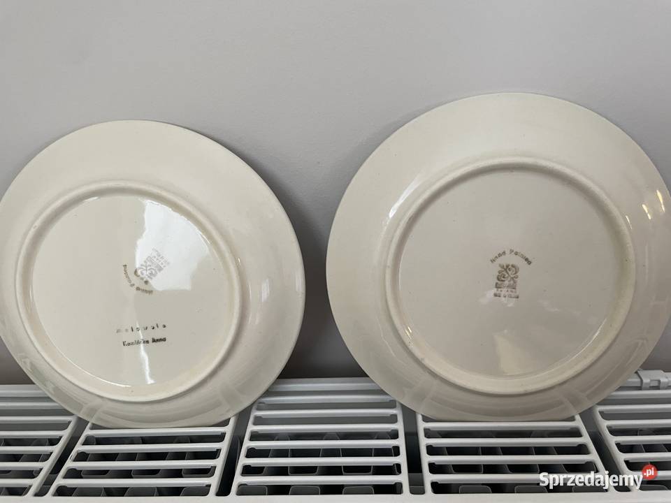 Włocławek fajansowy talerz deserowy PRL pomorskie