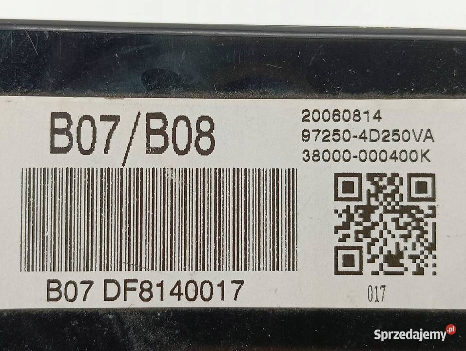 PANEL NAWIEWU 38000000400K 972504D250VA Kia