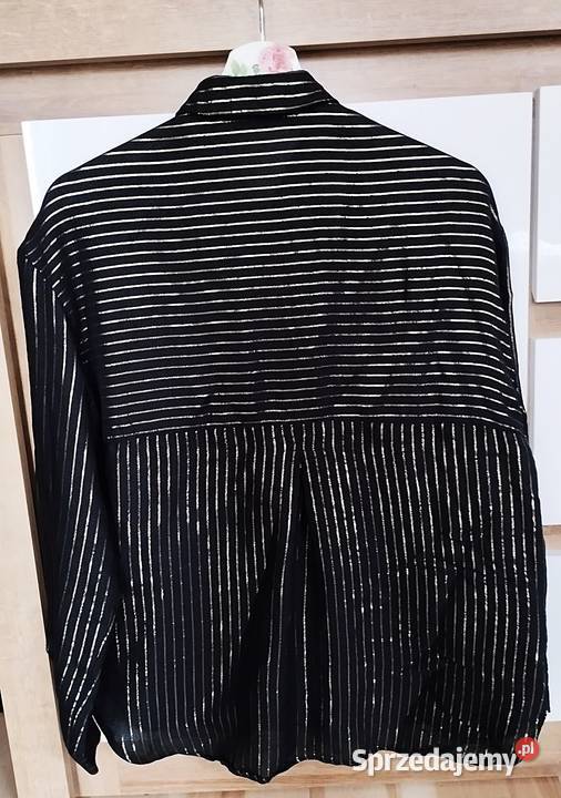 Mango Casual koszula czarna złota Rozmiar 38 M Olsztyn