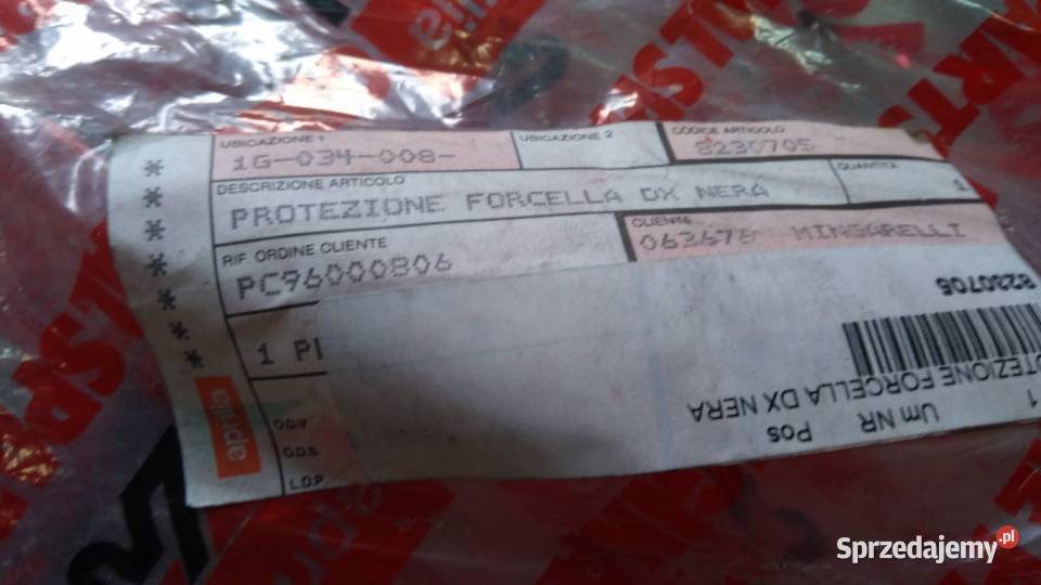 OBUDOWA OSŁONA zawieszenia lagi ORGINAŁ Aprilia Bielsk Podlaski
