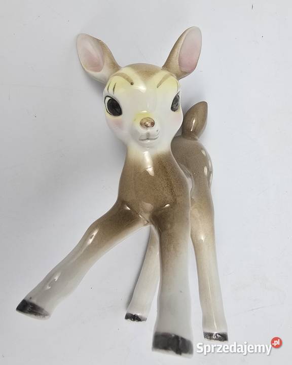 Jelonek Bambi porcelana Wagner Apel Turyngia Bronisze sprzedam