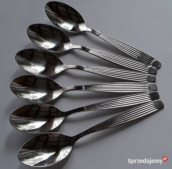 Łyżki obiadowe 1 PASECZKI PASKI Gerlach sztućce śląskie Dąbrowa Górnicza