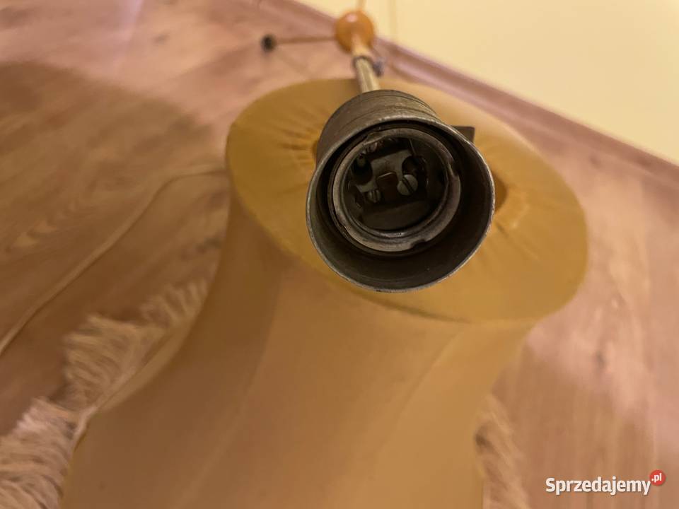 Lampa podłogowa PRL prof Apolinary Gałecki Kołobrzeg sprzedam