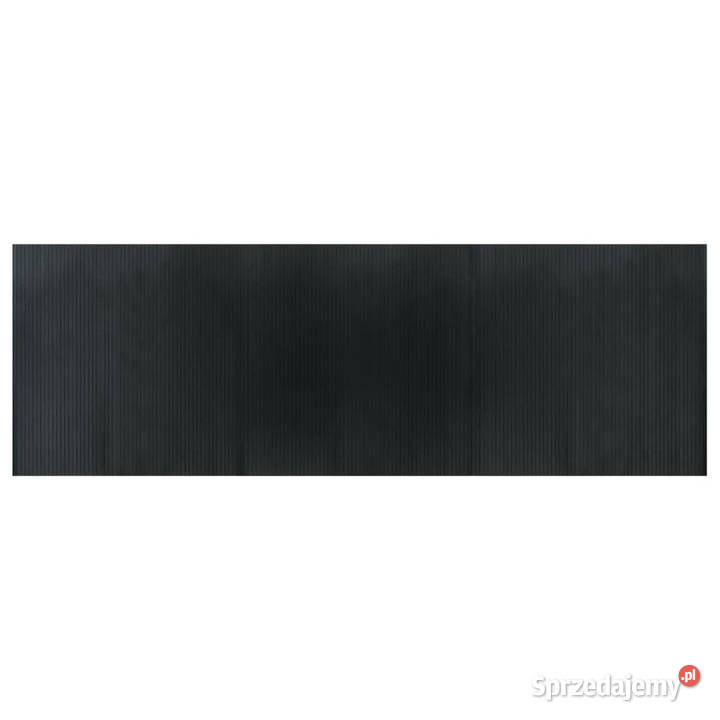 Dywan prostokątny szary 100x300 bambusowy mazowieckie