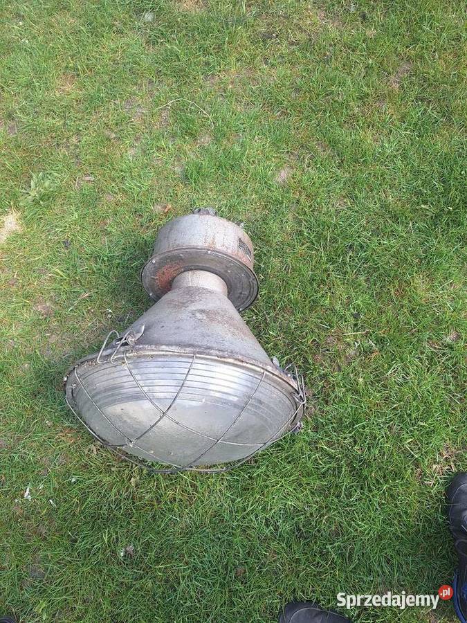 Lampa przemyslowa prl Mroczków Gościnny