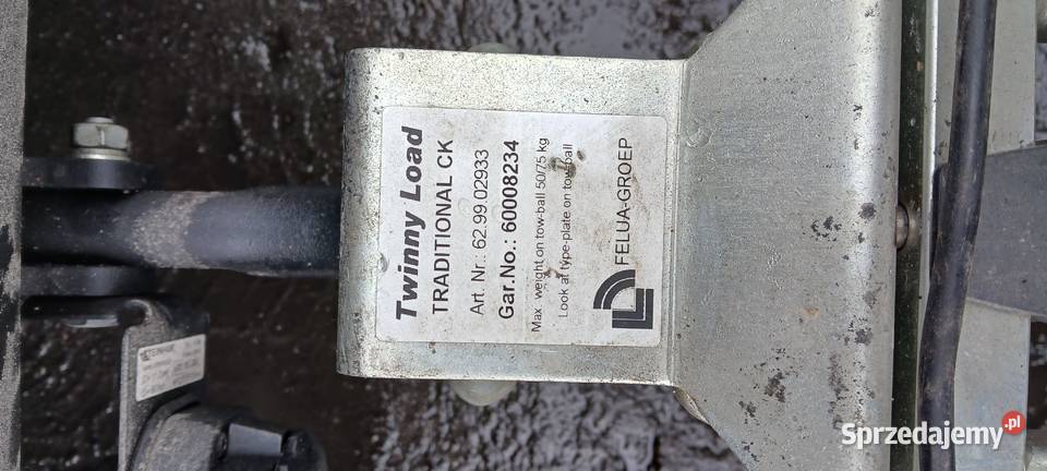 Bagażnik uchwyt na 2 rowery Twinny Load uchylany Pleszew