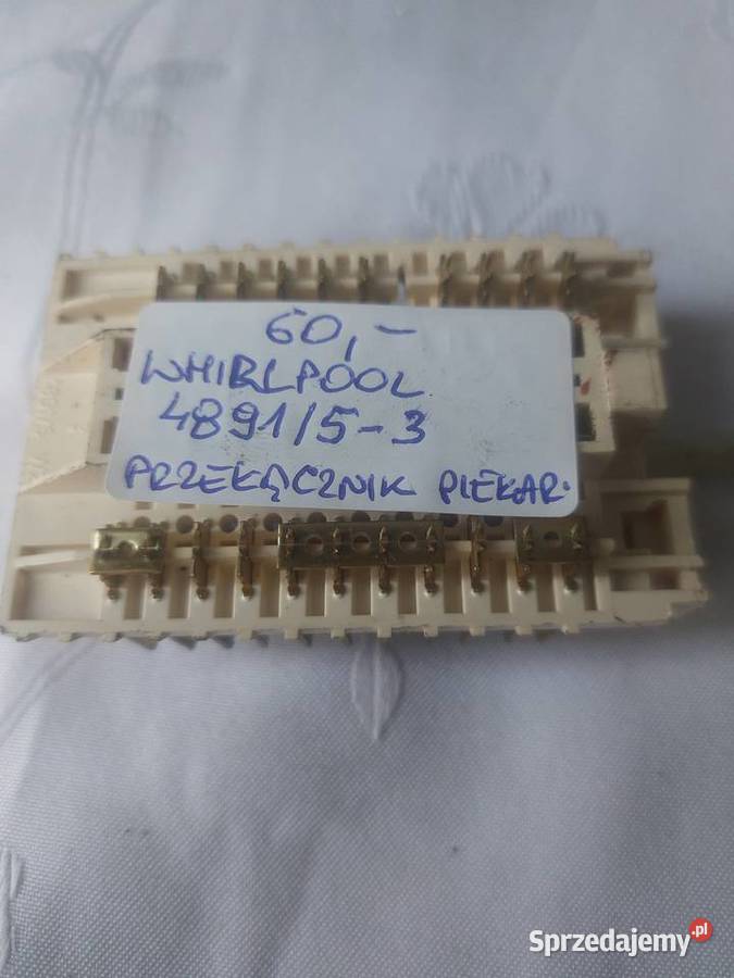 WHIRLPOOL 489153 przełącznik piekarnika do zabudowy małopolskie Nowy Sącz
