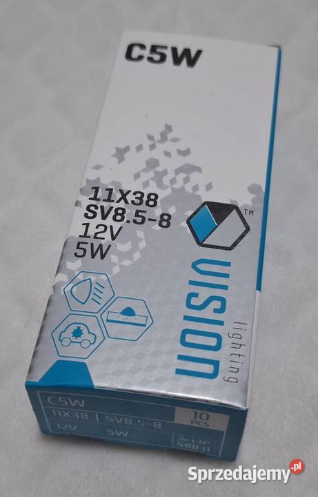 Żarówka C5W 11x38 12V 5W SV858 Vision 1 Czeladź